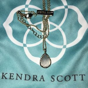 Kendra Scott Gold and Slate Pendant Necklace